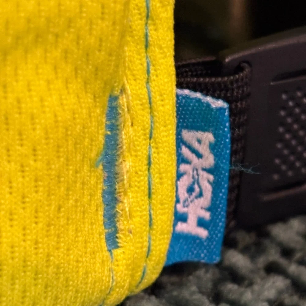 HOKA ONE ONE Time to Fly Color Block Running Cap Trucker Strap Back Retro hat - Picture 12 of 12